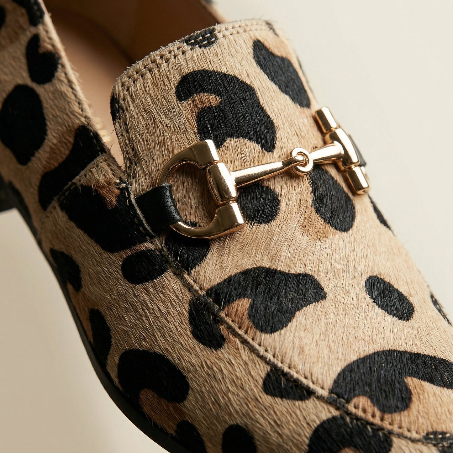 Women's Leopard Print Comfort Loafers