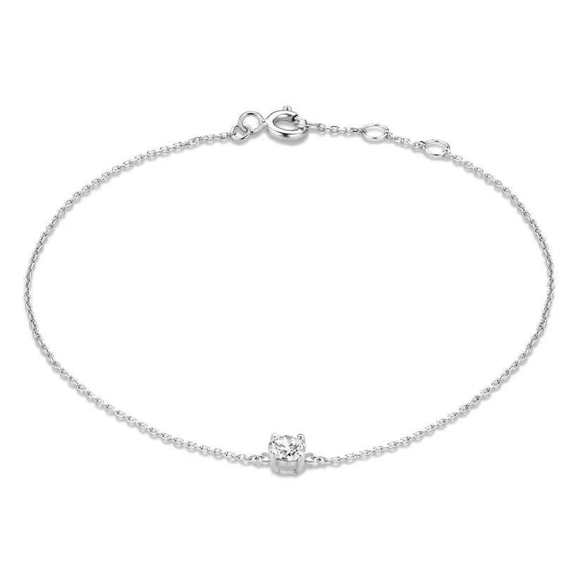 Moissanite Stone Bracelet Cléa | Gold