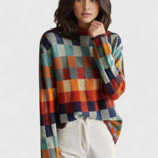 Women's Multicolored Sweater, Sizes S to XL