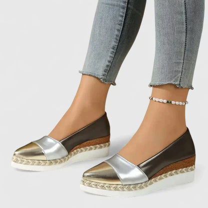 Women's Comfort Loafers in Dark Gold or Cream