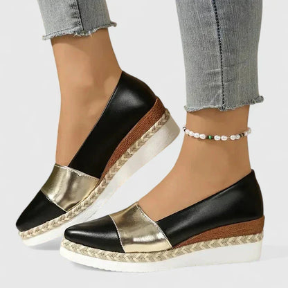 Women's Comfort Loafers in Dark Gold or Cream