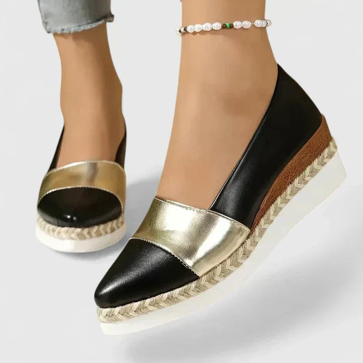 Women's Comfort Loafers in Dark Gold or Cream