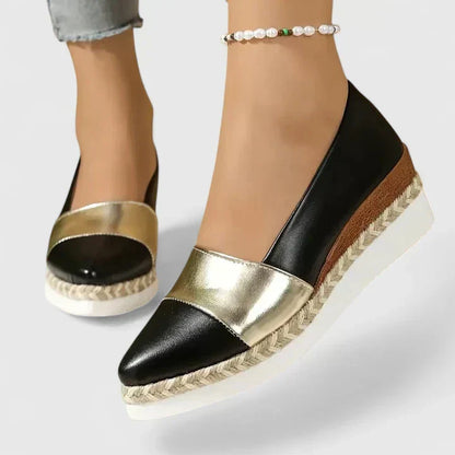 Women's Comfort Loafers in Dark Gold or Cream