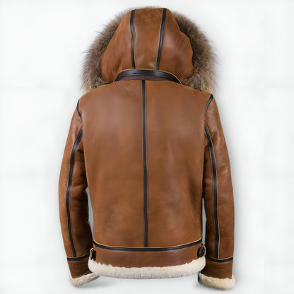 Aron™ | Bomber with Fur Hood