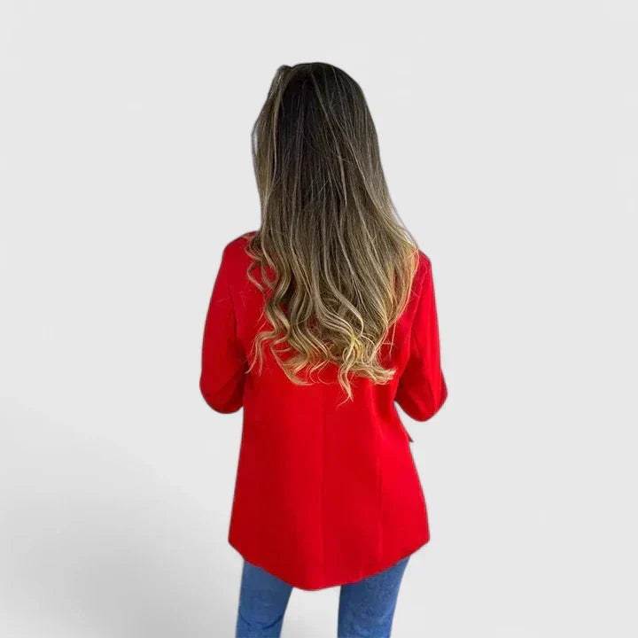 Women's Sophisticated Blazer in Black or Red