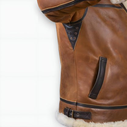 Aron™ | Bomber with Fur Hood