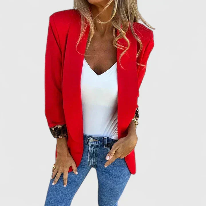 Women's Sophisticated Blazer in Black or Red