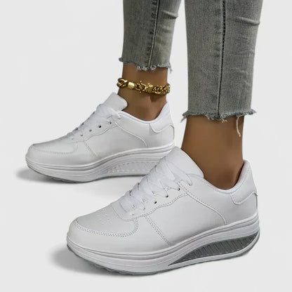 Women's Comfort Sneakers in Black and White Tones