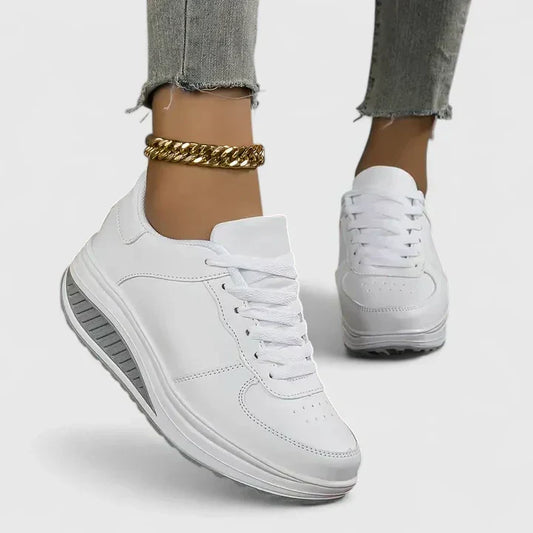 Women's Comfort Sneakers in Black and White Tones