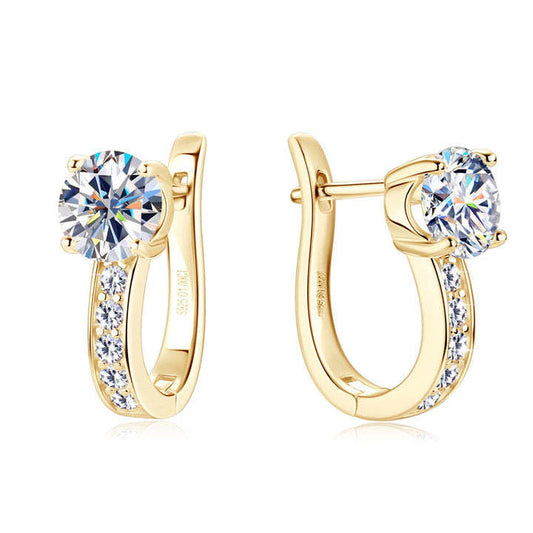 Huggie Hoop Earrings | Gold