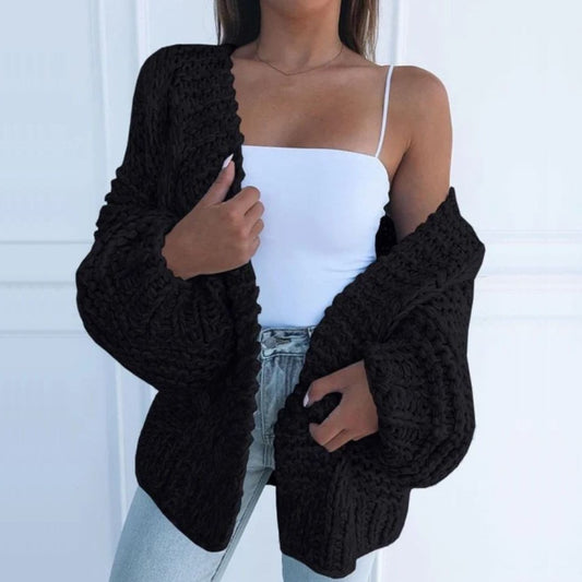Women's Cardigan in Black, Brown, Pink or Sky Blue