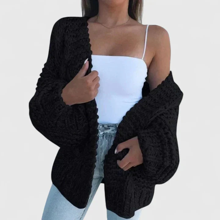 Women's Cardigan in Black, Brown, Pink or Sky Blue