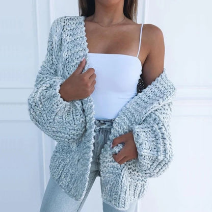 Women's Cardigan in Black, Brown, Pink or Sky Blue