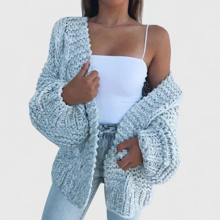Women's Cardigan in Black, Brown, Pink or Sky Blue