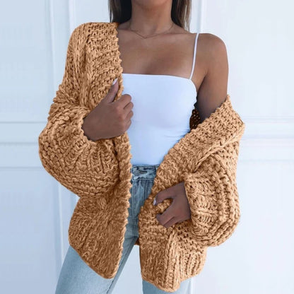 Women's Cardigan in Black, Brown, Pink or Sky Blue