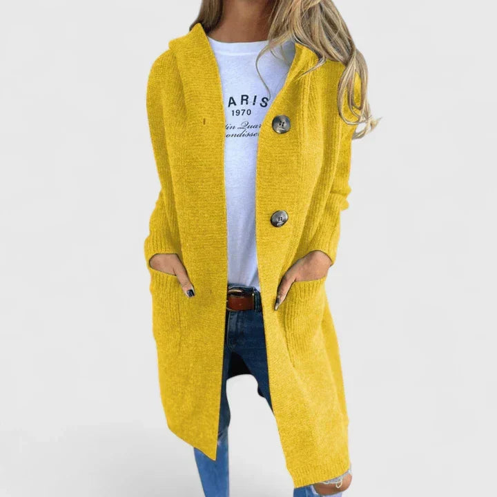 Women's Elegant Cardigan in Beige, Gray or Black