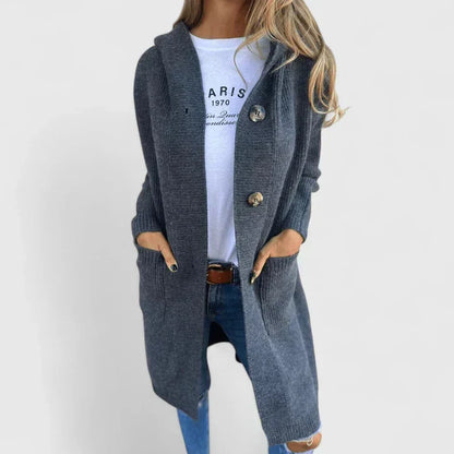 Women's Elegant Cardigan in Beige, Gray or Black