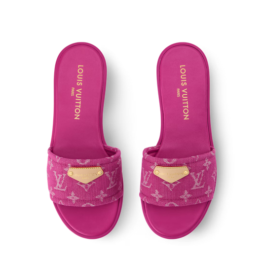 LV Lily Flat Mules