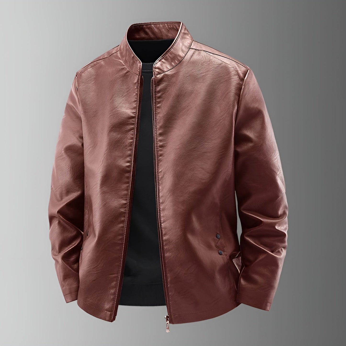 Maxime™ | Leather Motorcycle Jacket