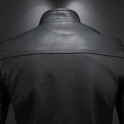 Bastien™ | Leather Jacket with Collar