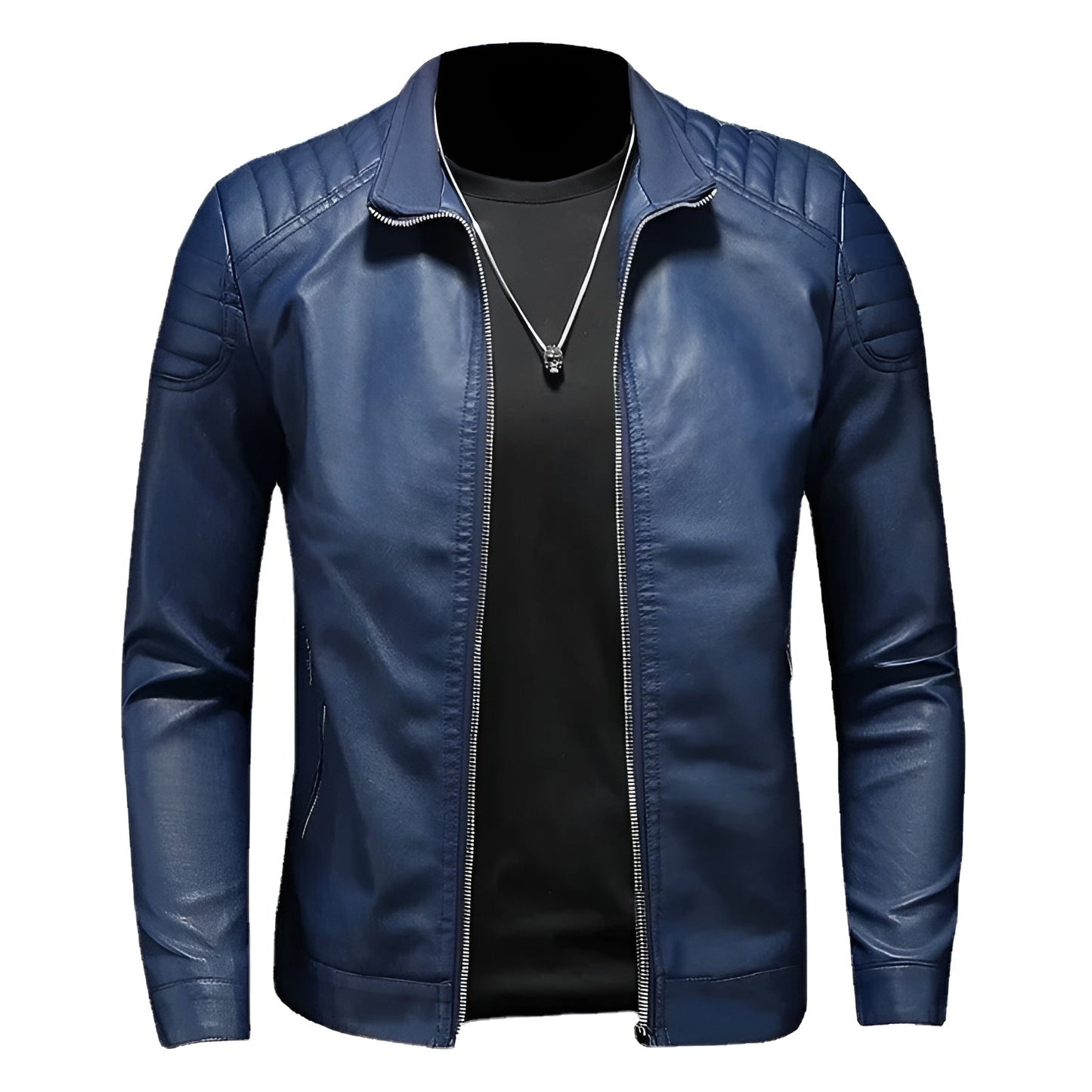 Bastien™ | Leather Jacket with Collar