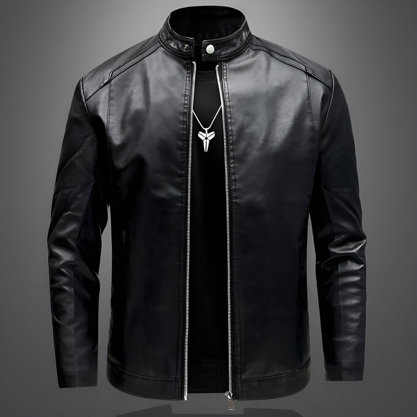 Alexandre™ | Elegant Men's Leather Jacket