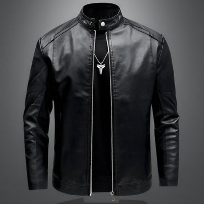 Alexandre™ | Elegant Men's Leather Jacket