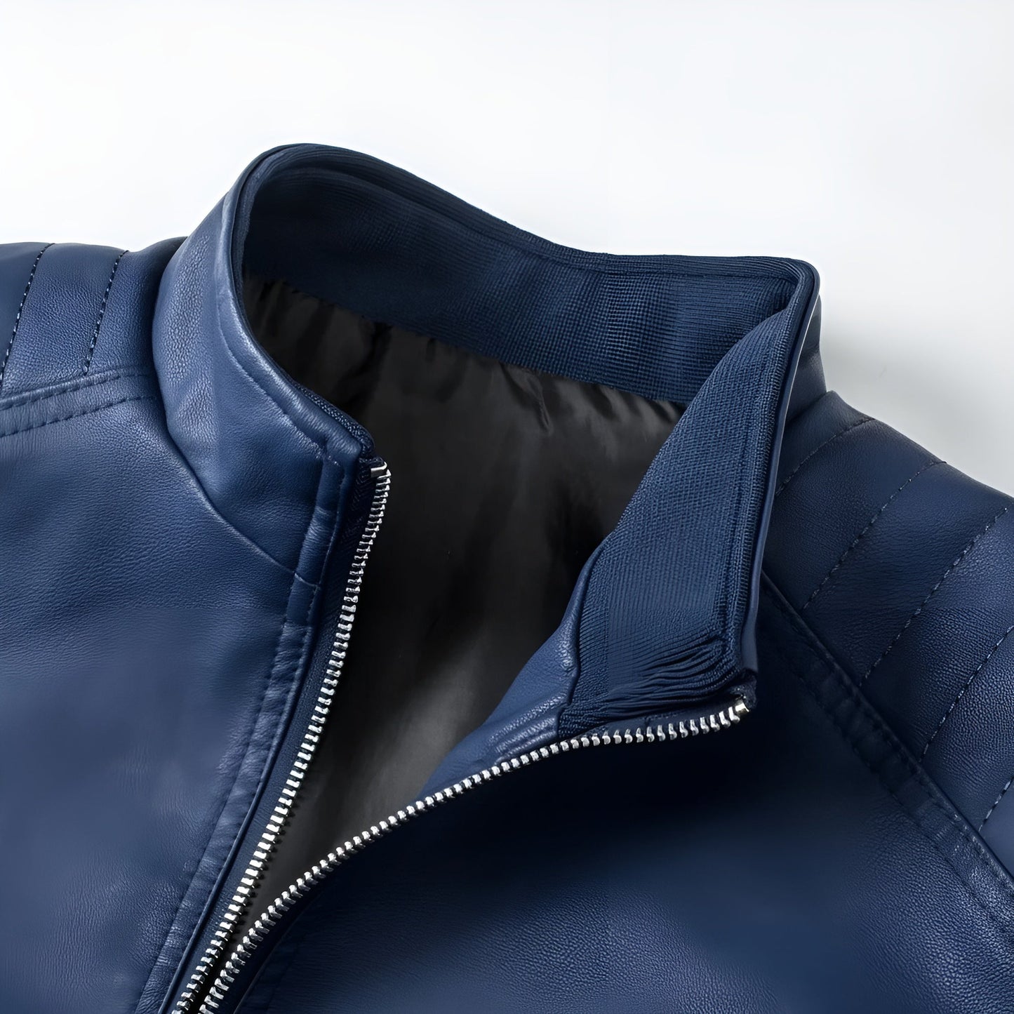 Bastien™ | Leather Jacket with Collar