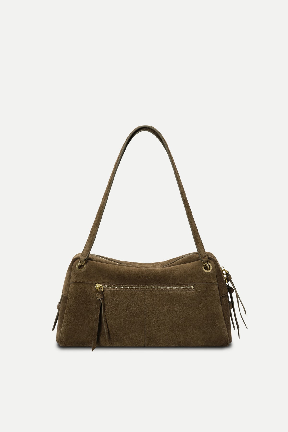 Soft Boston Medium Bag in Suede