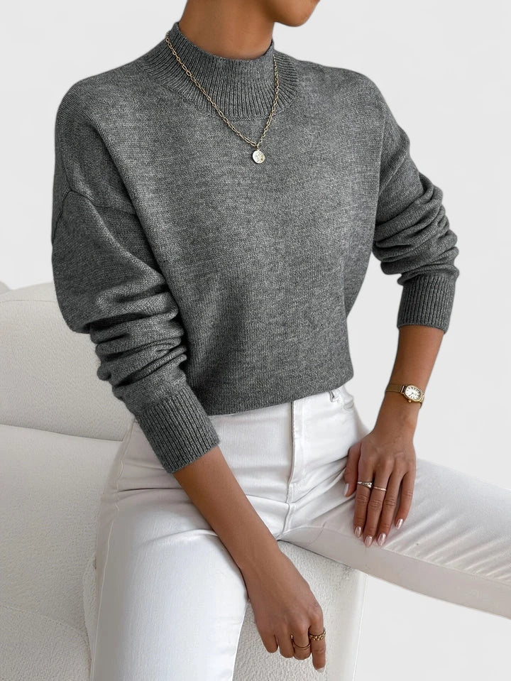 Women's Elegant Turtleneck Sweater in Four Colors