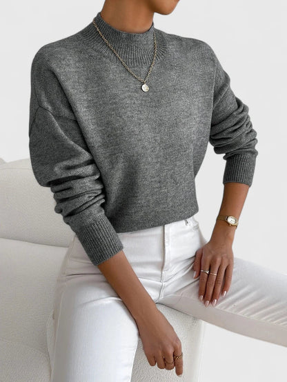 Women's Elegant Turtleneck Sweater in Four Colors