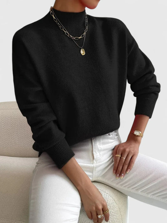 Women's Elegant Turtleneck Sweater in Four Colors