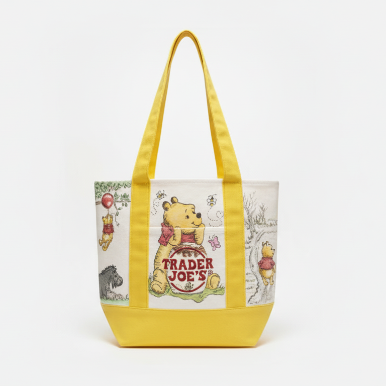 Trader Joe x Winnie the Pooh Tote Bags