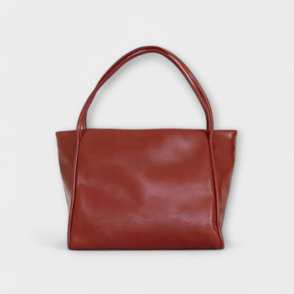 Women's Structured Handbag in Black, Brown or Red