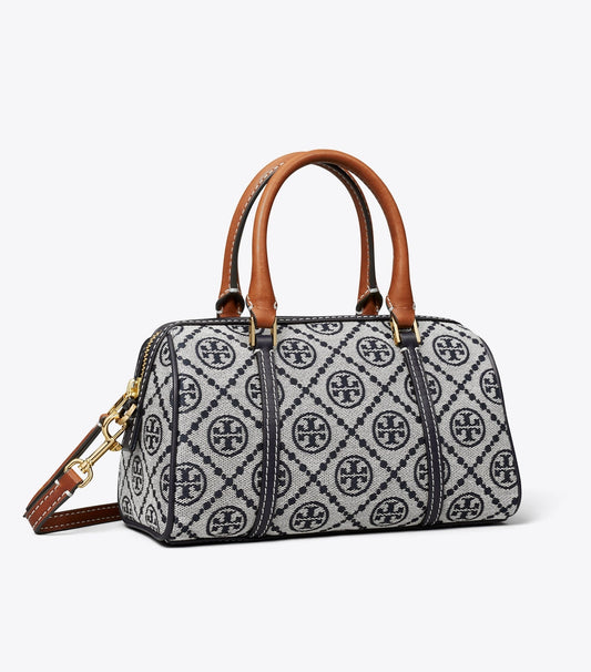 Tory Burch Monogram Petite Barrel Bag