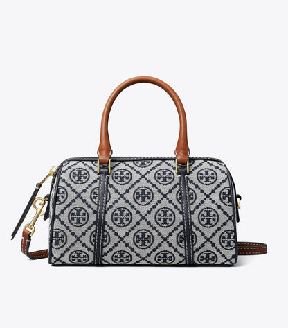 Tory Burch Monogram Petite Barrel Bag