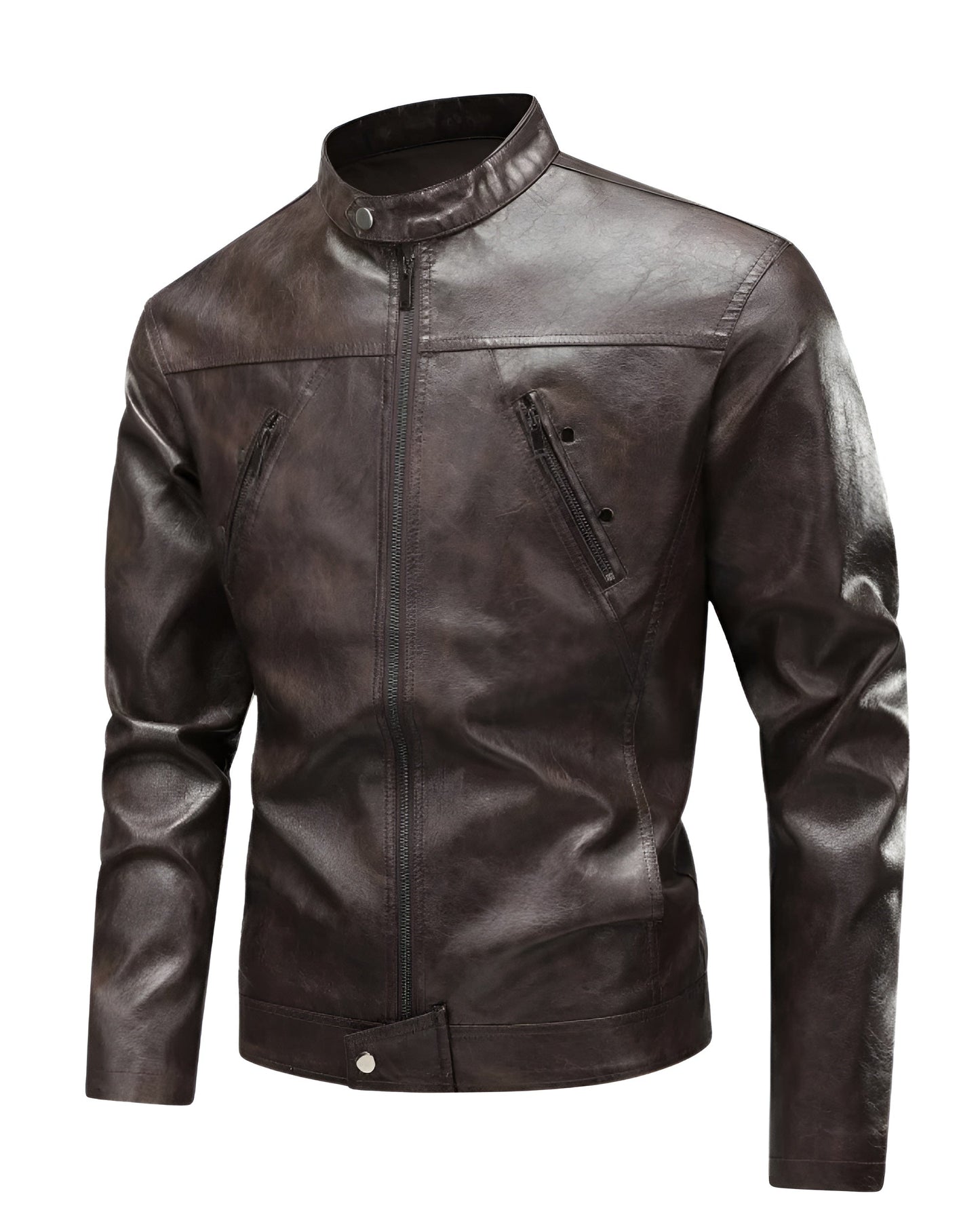 Ethan™ | Leather Aviator Jacket