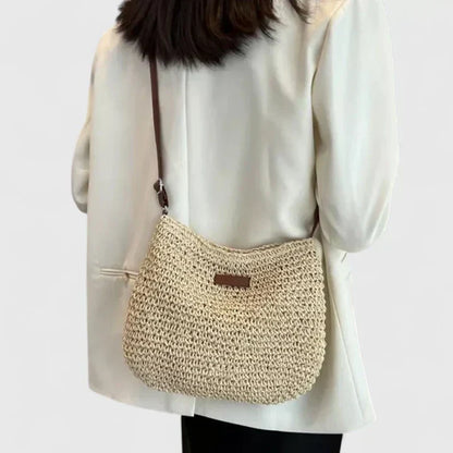 Women's Stylish Shoulder Bag in Beige or Khaki