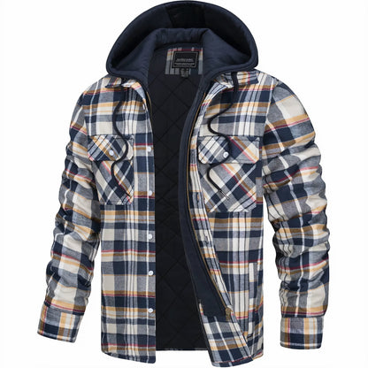 Lyonard™ | Plaid Zip Jacket