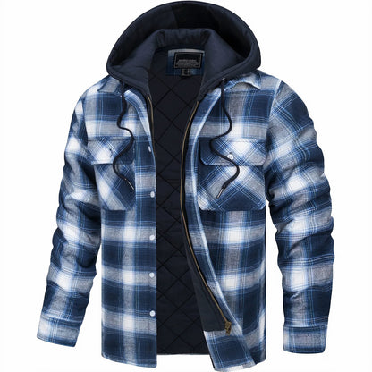 Lyonard™ | Plaid Zip Jacket
