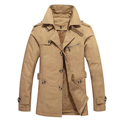 Étienne™ | Elegant Quilted Padded Trench Coat for Men