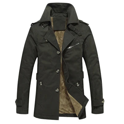 Étienne™ | Elegant Quilted Padded Trench Coat for Men