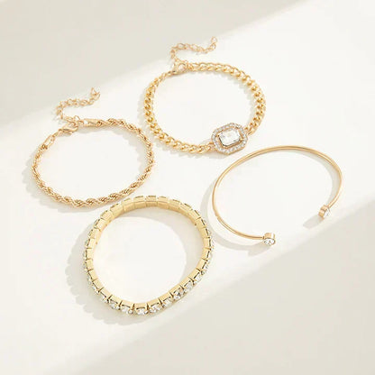 Set of Bracelets Domitia Calvina | Gold