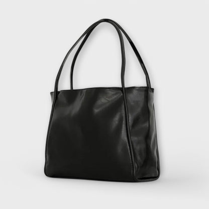 Women's Structured Handbag in Black, Brown or Red
